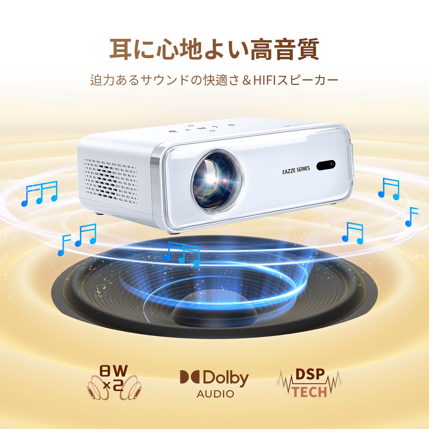 Aurzen【業界唯一公式Netflix/youtube/prime video】プロジェクター 小型 オートフォーカス 自動台形補正 Dolby対応 5Gwifi 双方向Bluetooth 200ANSI 低騒音 プロジェクター 4k対応 プロジェクター 家庭用 天井投影 ズーム機能iOS/Android/Windows/TVStick/HDMI/USB/PS4/PS5/AV/DVDプレイヤー接続可 d1